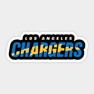 Los Angeles Chargers 5 by Buck Tee Original Design Sticker